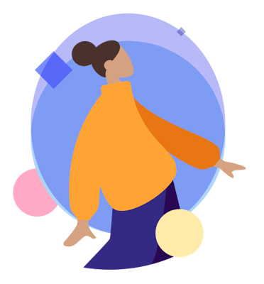 Illustration of a person who struggles with consistency